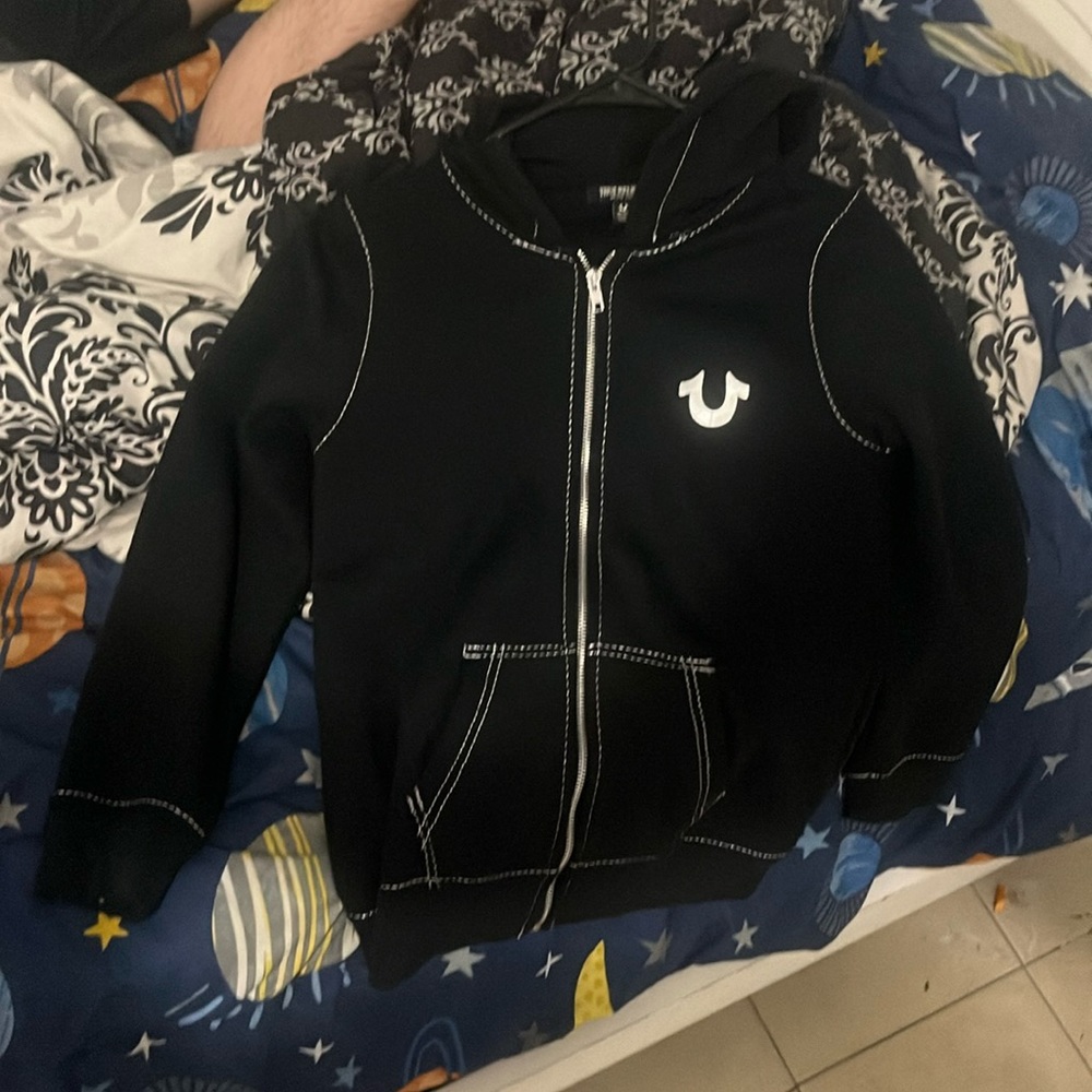 True religion zip up hoodie
